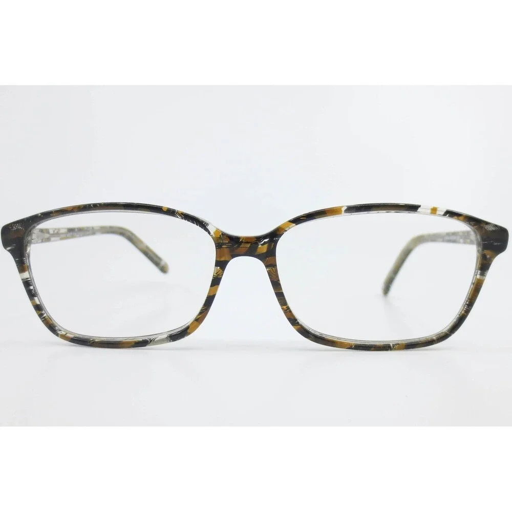 Peaks 4027 Eyeglasses Frames Multi Color Tortoise Shell Rectangle 53-14-135
